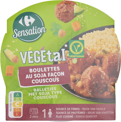 Boulettes au soja façon couscous