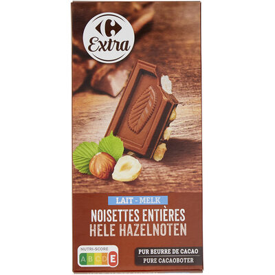 Lait noisettes entieres