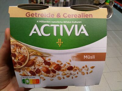 Danone ACTIVIA® Müsli 3,5% 4 x 115g = 460g