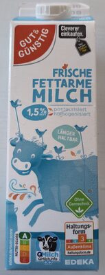 Frische fettarme Milch, 1,5 % Fett