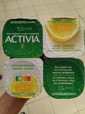 Activia bifidus saveur citron