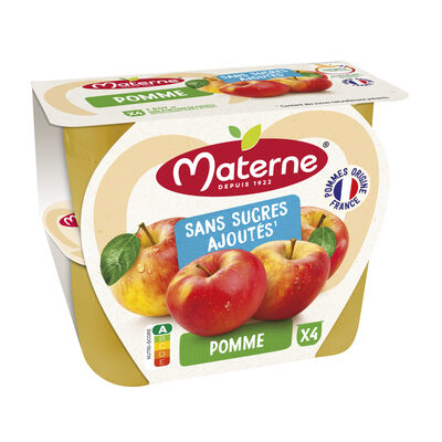 MATERNE Compotes Coupelles Pomme 4x100g