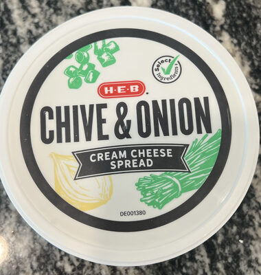 CHIVE & ONION FLAVORED CREAM CHEESE SPREAD