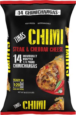 Chimichanga Steak & Cheddar Cheese