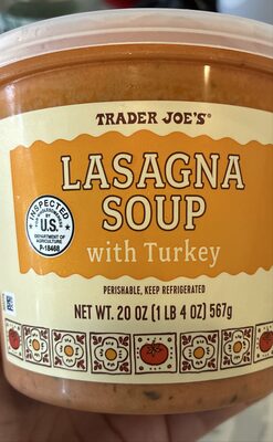 Lasagna Soup with turkey