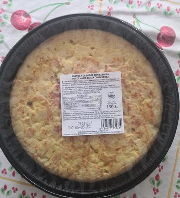 Tortilla de patata con cebolla