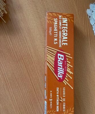 Pâtes spaghetti au blé complet integral 500g