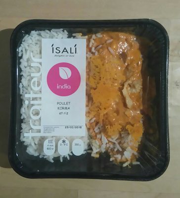 Poulet Korma et Riz Basmati