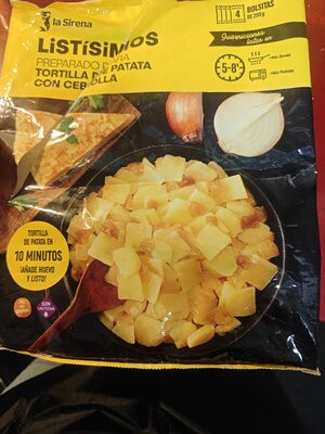 Tortilla de patatas con cebolla