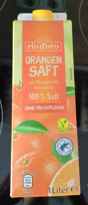 Orangensaft ohne Fruchtfleisch