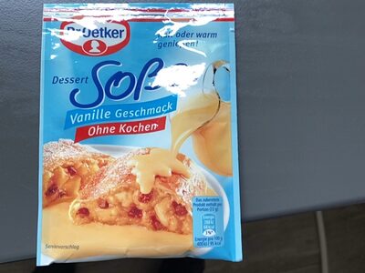 Dessert Soße Vanille