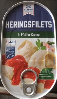 Heringsfilets in Pfeffer-Creme