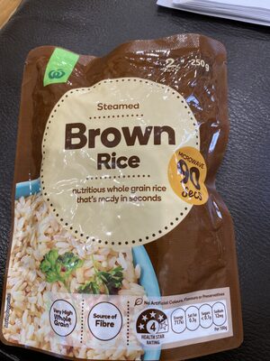 Steamed Brown Rice