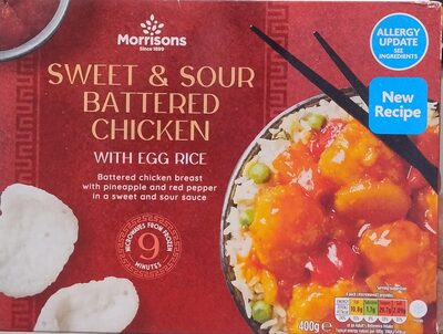 Sweet & Sour Battered Chicken with Egg Fried Rice