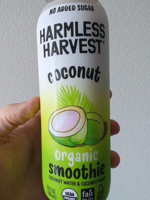 coconut organic smoothie