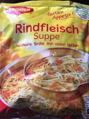 Suppe mit Rind
