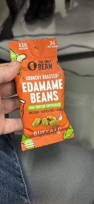 Crunchy Roasted Edamame Beans Buffalo