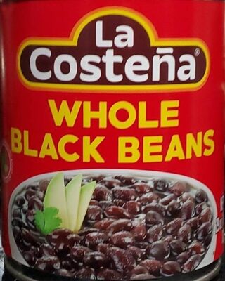 Whole black beans