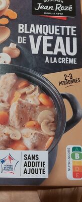 Blanquette de veau à la crème