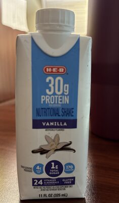 heb vanilla protein shake