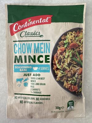 CHOW MEIN MINCE SEASONING BASE