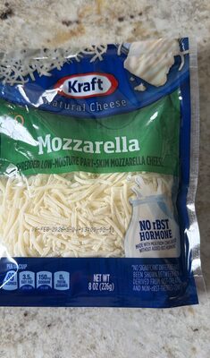 Mozzarella, shredded part-skim