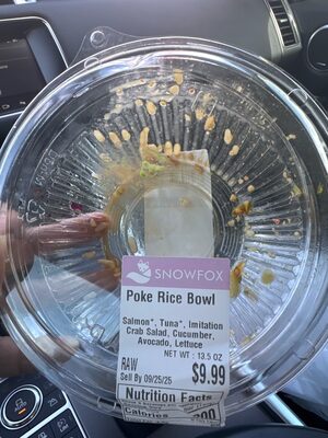 Poke Rice Bowl