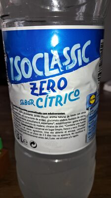 Isoclassic zero sabor cítrico