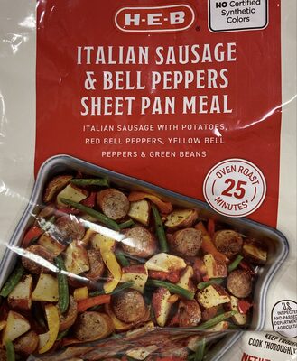 Italian Sausage & Bell Peppers Sheet Pan Meal