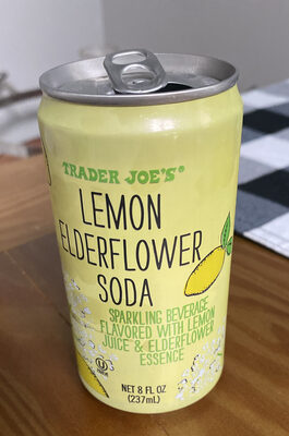 LEMON ELDERFLOWER SODA