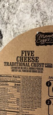 FIVE CHEESE TRADITIONAL CRUST PIZZA