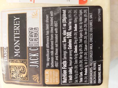 Jack Monterey Wisconsin Cheese
