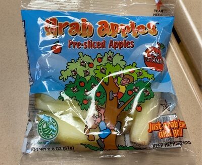 Pre-sliced apples
