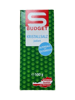 Kristallsalz jodiert