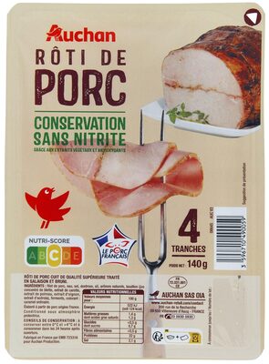 Rôti de porc conservation sans nitrite