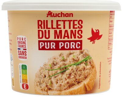 Rillettes du Mans pur porc sans conservateur