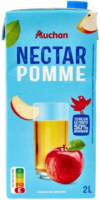 NECTARPOMMEteneur en fruits 50% minimumÀ BASE DE JUS CONCENTRÉ