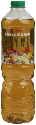 Boisson aux jus de fruits - pomme poire - goût pomme poire - à l'eau de source