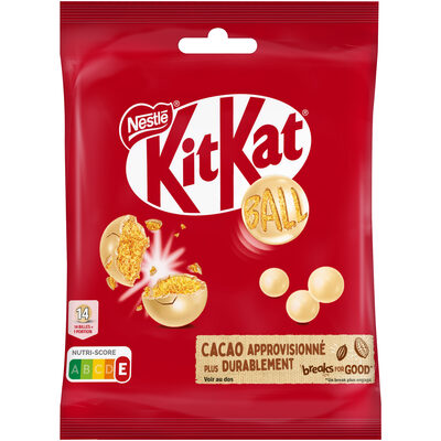 KITKAT BALL Chocolat blanc 100g