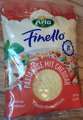 Pasta-Käse 47 %, (gerieben) mit Cheddar