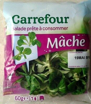 Salade prête à consommer, Mâche
