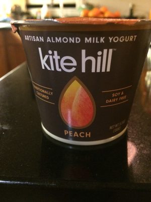 Kite Hill, Artisan Almond Milk Yogurt, Peach