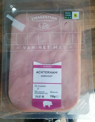 Achterham, gerookt
