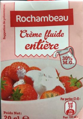 Crème fluide entière