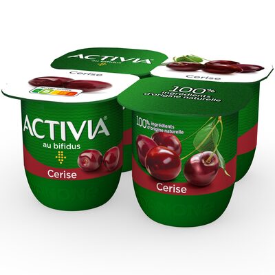 Activia fruits 125 g x 4 cerise