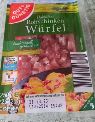 Würfelschinken