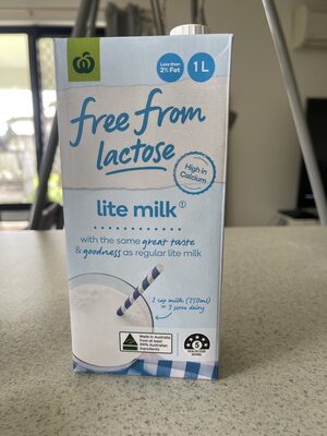Free From Lactose Milk - Lite