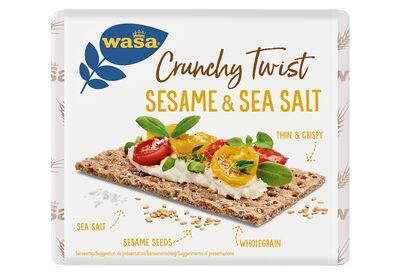 Wasa crunchy twist sesame & sea salt 245g