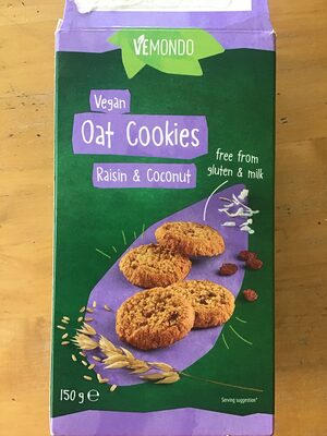 Vegan oat cookies