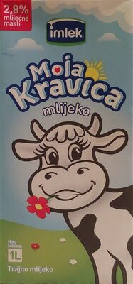 Moja Kravica Mlijeko 1L 2,8% Mliječne masti